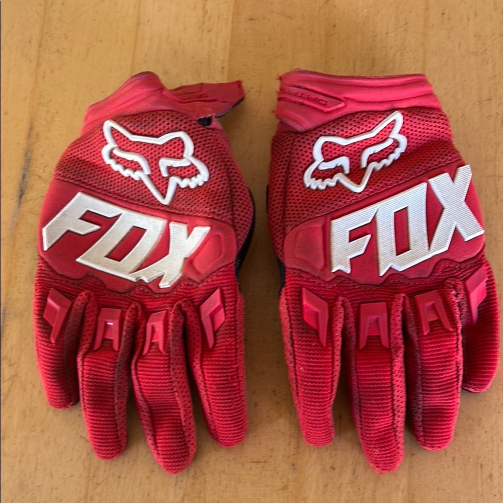 Kids FOX mountain bike/racing gloves YM